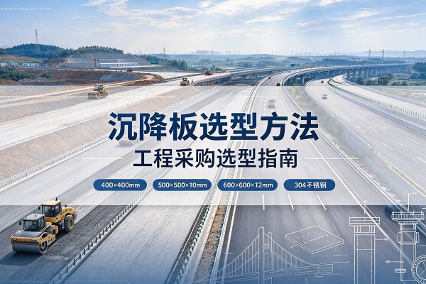 昆明沉降板选择方法