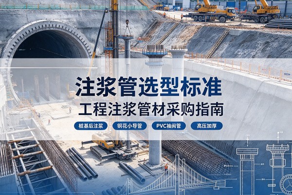 昆明注浆管选型标准