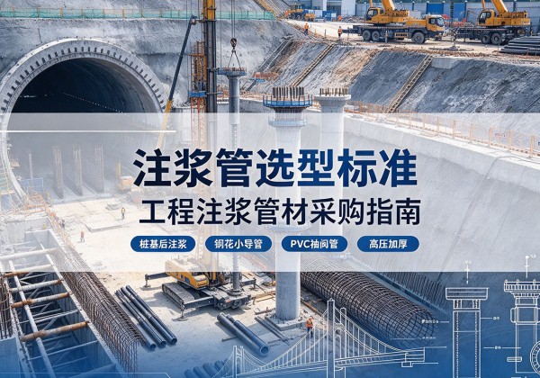 昆明注浆管选型标准